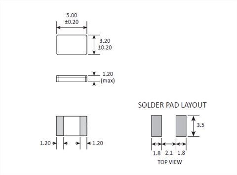 Golledge晶振,貼片晶振,CC2A-T1AH晶振,貼片石英晶振