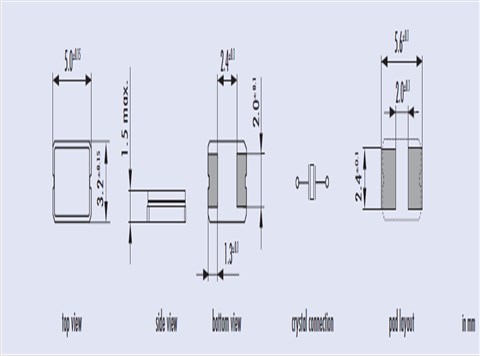 Jauch晶振,貼片晶振,JXG53P2晶振,進口貼片晶振