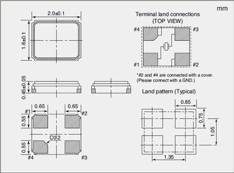 NDK晶振,貼片晶振,NX2016SA晶振,石英晶體諧振器