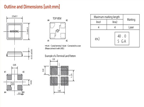 希華晶振,貼片晶振,SX-2520晶振,智能穿戴晶振