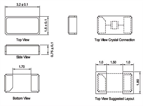 TXC晶振,貼片晶振,9HT10晶振,石英貼片晶振