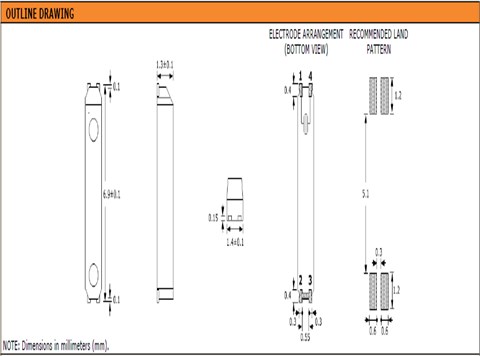 SUNTSU晶振,無源32.768K晶振,SWS614進口晶體