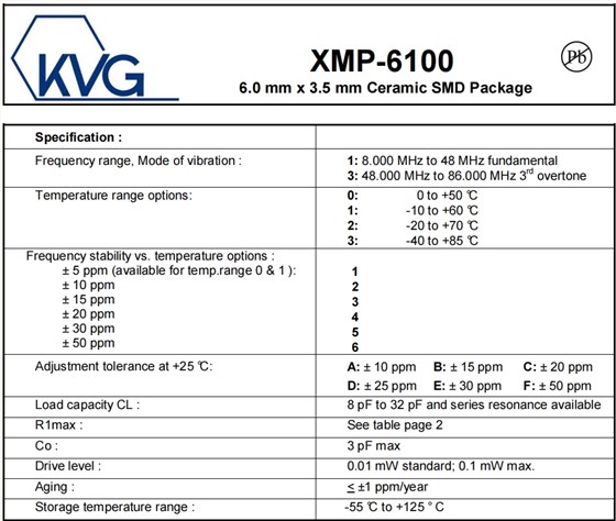 XMP-6100 1 XMP-6100 1