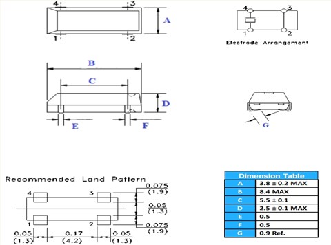 AEL艾爾8038晶體,ELS25收音機晶振,ELS25-32.768kHz-6-2-T