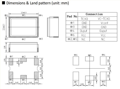 BMS-253R,2520mm,LiHom高穩定性晶振,CMOS低抖動晶振