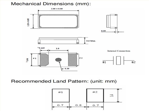 TZ2528C,32.768KHz,2012mm,TST嘉碩晶振,兩腳貼片晶振