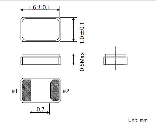 日本進口晶振,超小型32.768K晶振,SC-16S晶振