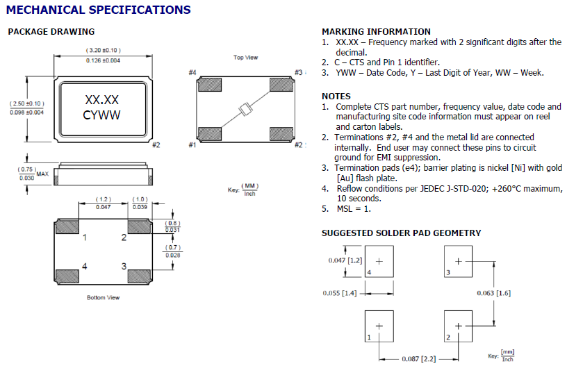 3225貼片晶振,貼片型無源諧振器,403晶振,403C11A32M00000晶振