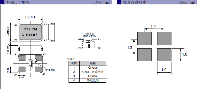 無源晶振,SMD晶振,FA-20HS晶振