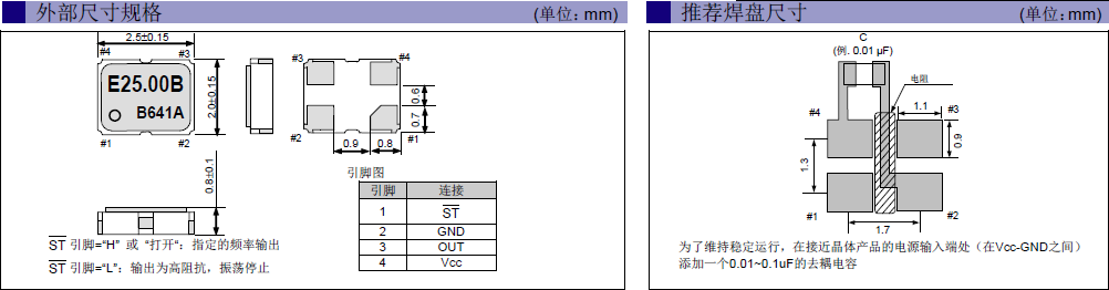 高品質晶振,石英晶體振蕩器,SG-210SEB晶振