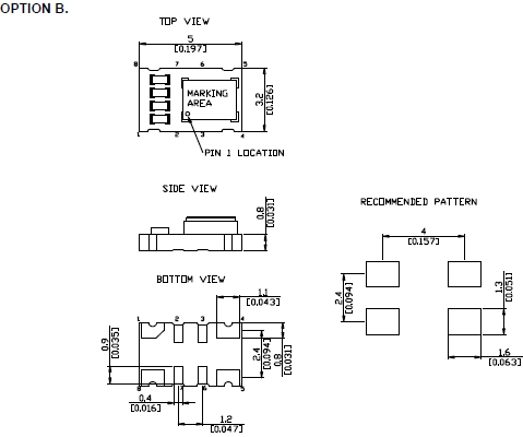 TV035 TX035 5032 TCXO B