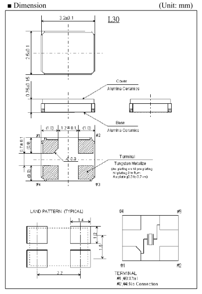 ITTI晶振,L30晶振,歐美進(jìn)口晶振,L3050-20.000-8晶振