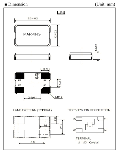 ITTI晶振,L54晶振,無源諧振器,L5415-24.000-8晶振