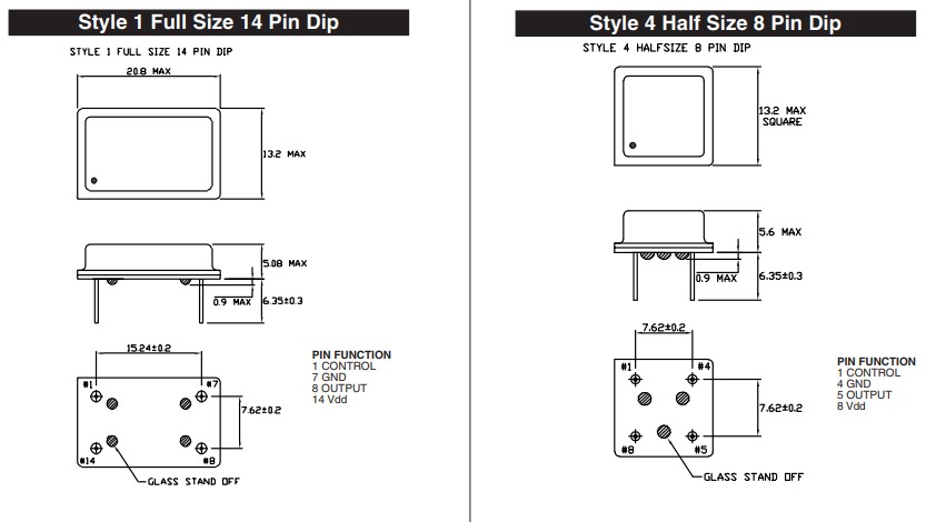 Cardinal高性能晶振,CPPC1-A7BR-9.8304TS,消費電子6G晶振