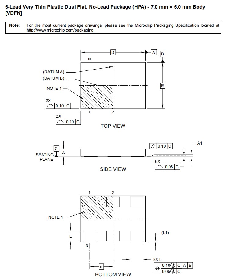M911201NI2-20M48000,7050mm,20MHz,Microchip高性能MEMS振蕩器